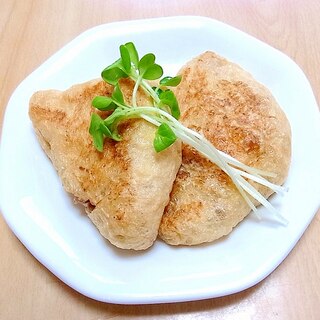 いか天 納豆入り焼き油揚げ